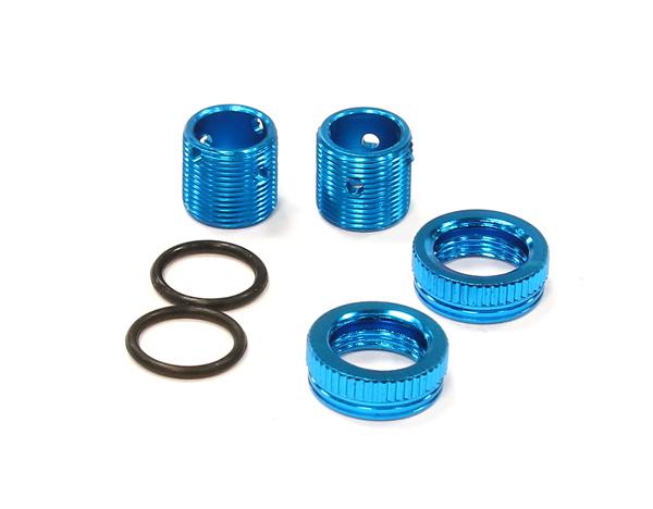 C25757BLUE Billet Machined Body Mount Height Adjuster ID:6mm for 1/10 Drift & Touring Car - Image 1