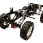 Billet Machined Silver 1/10 Type D90 Roller 4WD Off-Road Scale Crawler ARTR