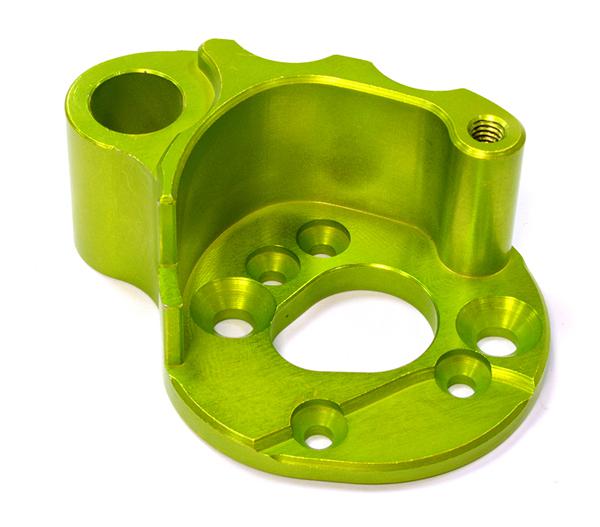 C25774GREEN Billet Machined Heatsink Motor Mount for Traxxas 1/10 Summit - Image 1