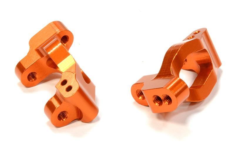 C25783ORANGE Billet Machined Caster Blocks for Traxxas LaTrax Rally 1/18 - Image 1