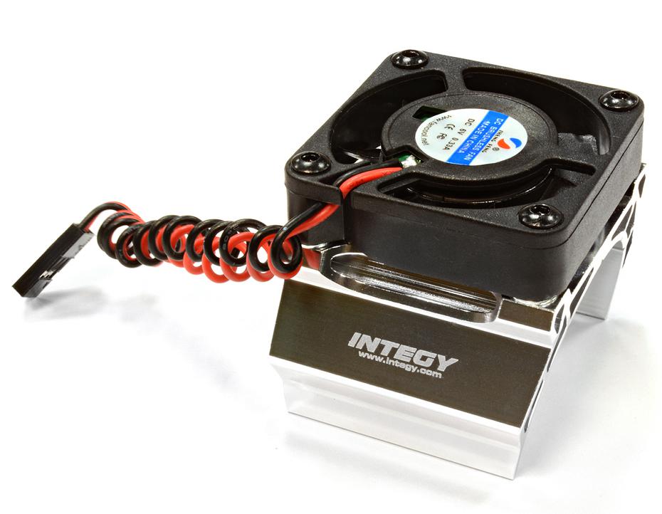 C25791SILVER High Speed Silver Cooling Fan+Heatsink Mount for 40mm O.D. Motor - Image 1