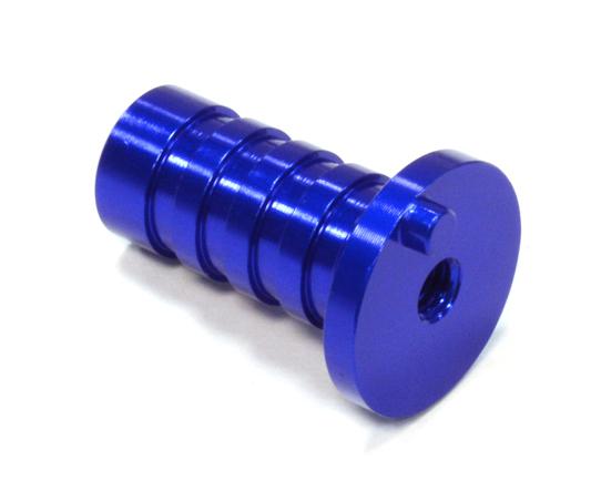 C25792BLUE Billet Machined Motor Mount Hinge Post for Traxxas 1/10 Summit - Image 1