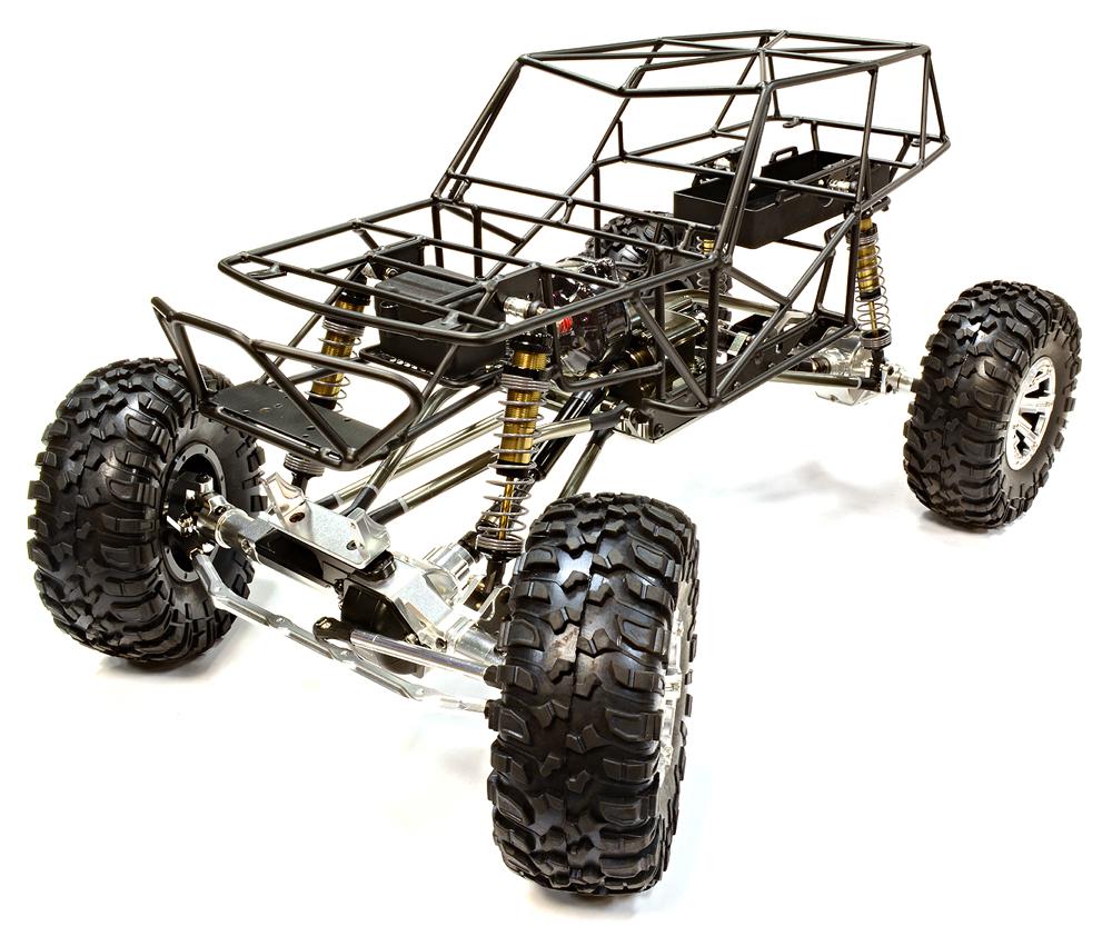 C25798BLACK Billet Machined 1/10 VFX2.2 Roll Cage Type Trail Racer 4WD Scale Crawler ARTR - Image 1