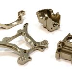 Billet Machined Rear Gearbox & Shock Tower for Traxxas 1/10 Telluride 4X4