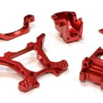 Billet Machined Rear Gearbox & Shock Tower for Traxxas 1/10 Telluride 4X4