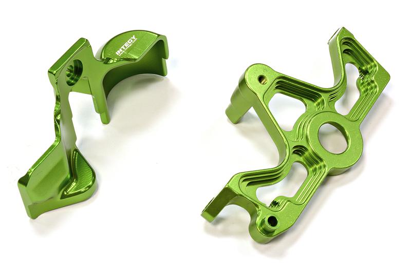 C25810GREEN Billet Machined Motor Plate Set for Traxxas 1/10 Telluride 4X4 Trail Rig - Image 1