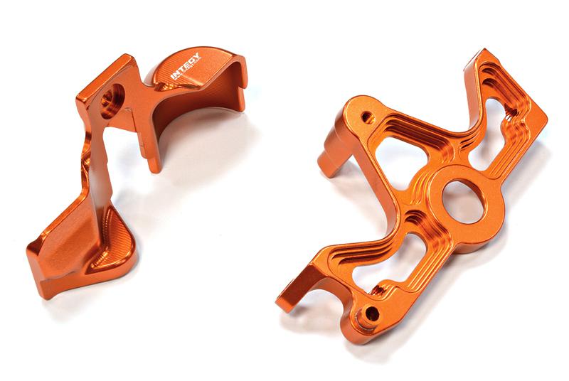 C25810ORANGE Billet Machined Motor Plate Set for Traxxas 1/10 Telluride 4X4 Trail Rig - Image 1
