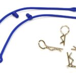 Secured Body Clip (4) with 115mm Connecting Link for 1/10 Scale