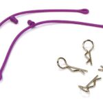 Secured Body Clip (4) with 115mm Connecting Link for 1/10 Scale