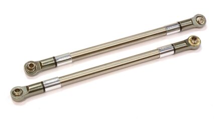 Machined 120mm Titanium Suspension Links (2) for Axial SCX-10 & Other Crawlers