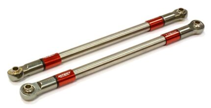 Machined 115mm Titanium Suspension Links (2) for Axial SCX-10 & Other Crawlers