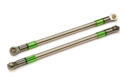 Machined 130mm Titanium Suspension Links (2) for Axial SCX-10 & Other Crawlers