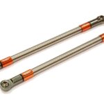 Machined 130mm Titanium Suspension Links (2) for Axial SCX-10 & Other Crawlers