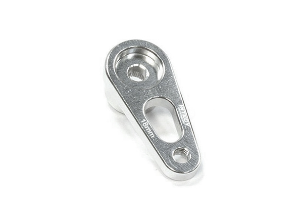 C25834SILVER Billet Machined Alloy Servo Horn 24T for Hitec Servo (r=18mm) - Image 1