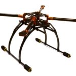 Custom Machined Alloy+Carbon Fiber Quadcopter Upgrade Frame 550 Size Foldable