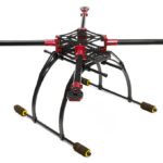 Custom Machined Alloy+Carbon Fiber Quadcopter Upgrade Frame 550 Size Foldable