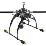 Custom Machined Alloy+Carbon Fiber Quadcopter Upgrade Frame 550 Size Foldable