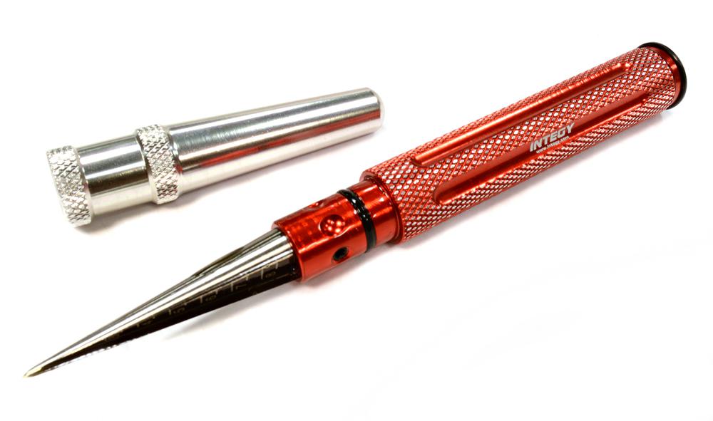 C25865RED QuickPit V5 Professional Body Reamer for 1/10 & 1/8 Size (14mm Handle) - Image 1