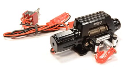 Billet Machined T10 Realistic High Torque Mega Winch for Scale 1/10 Rock Crawler