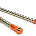 Billet Machined Titanium Alloy Steering Linkage Set for Axial 1/10 SCX-10