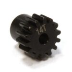Billet Machined 2mm Bore 48P 14T Pinion Gear for Traxxas LaTrax Rally 1/18 Scale