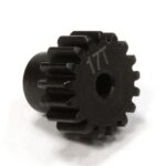Billet Machined 2mm Bore 48P 17T Pinion Gear for Traxxas LaTrax Rally 1/18 Scale