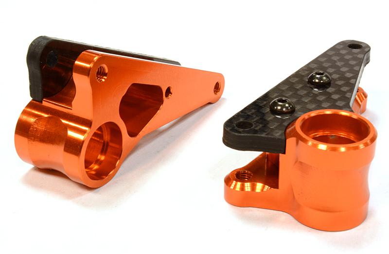 C25898ORANGE Billet Machined Front Rocker Arms for Traxxas 1/10 Scale Summit 4WD - Image 1