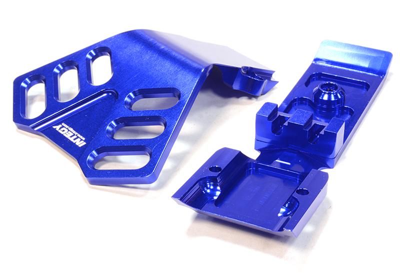 C25902BLUE Billet Machined Front Skid Plate for Traxxas 1/10 Scale Summit 4WD - Image 1