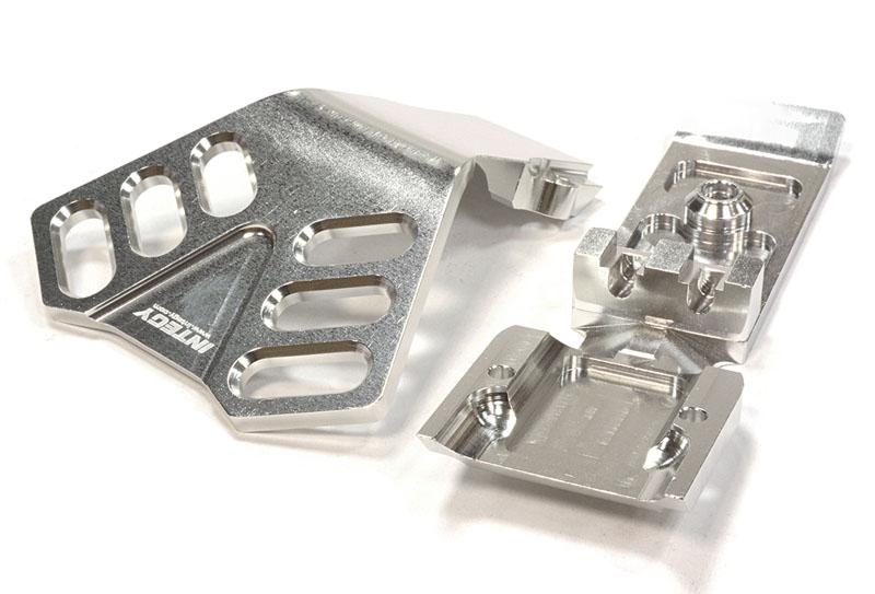 C25902SILVER Billet Machined Front Skid Plate for Traxxas 1/10 Scale Summit 4WD - Image 1
