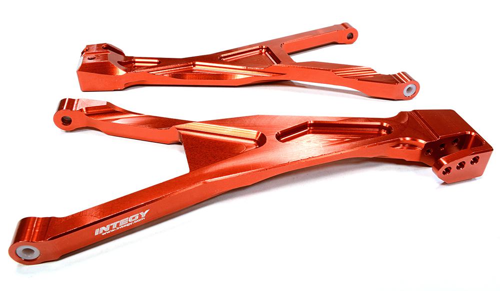 C25906RED Billet Machined Front Lower Suspension Arm for Traxxas 1/10 Scale Summit 4WD - Image 1