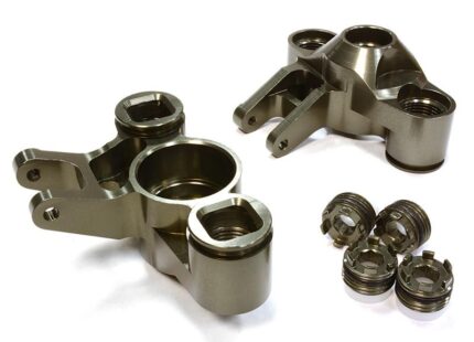 Machined Steering Knuckles for Traxxas 1/10 E/T-Maxx need 6x13mm Bearings 5334