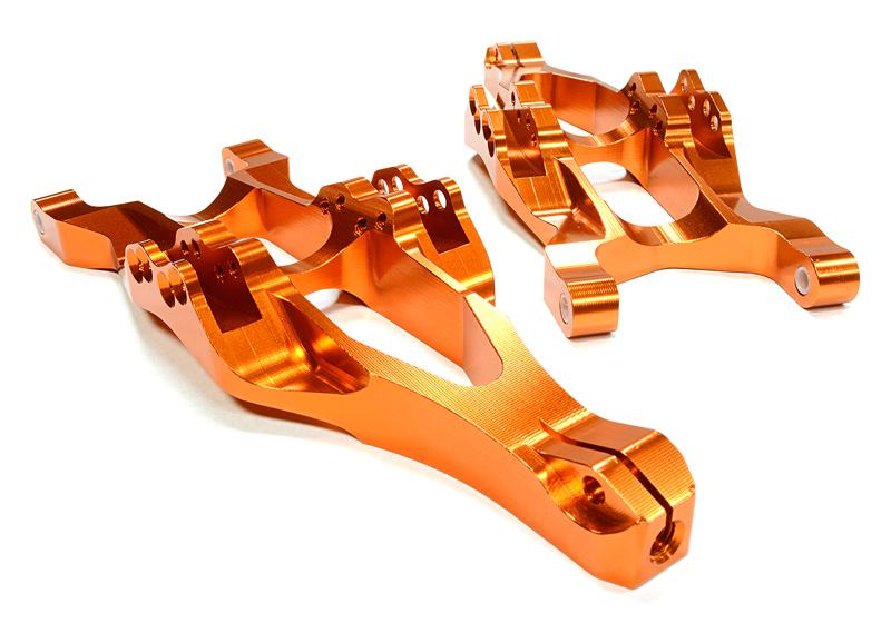C25962ORANGE Machined Lower Suspension Arms for Traxxas 1/10 T/E-Maxx 3903/5/8, 4907/8 5132R - Image 1