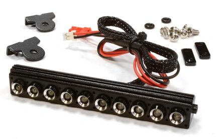 Billet Machined T10 Realistic Roof Top White LED (10) Spot Light Set W=87mm