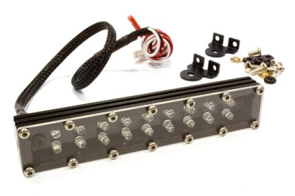 T11 Realistic Roof Top Spot Blue/White LED (2X9) Light Set W=103mm