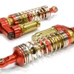 V2 Progressive Spring Piggyback Shocks for SCX-10, SCX10 II & SCX10 III (L=90mm)