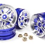 Billet Machined T1 Wheel Set (4) for Tamiya Scale Off-Road CC01