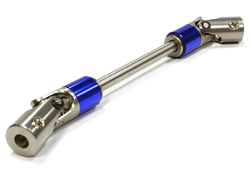 C25991BLUE Billet Machined Stainless Steel Center Shaft for Tamiya Scale Off-Road CC01 - Image 1