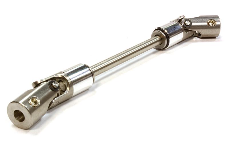 C25991SILVER Billet Machined Stainless Steel Center Shaft for Tamiya Scale Off-Road CC01 - Image 1
