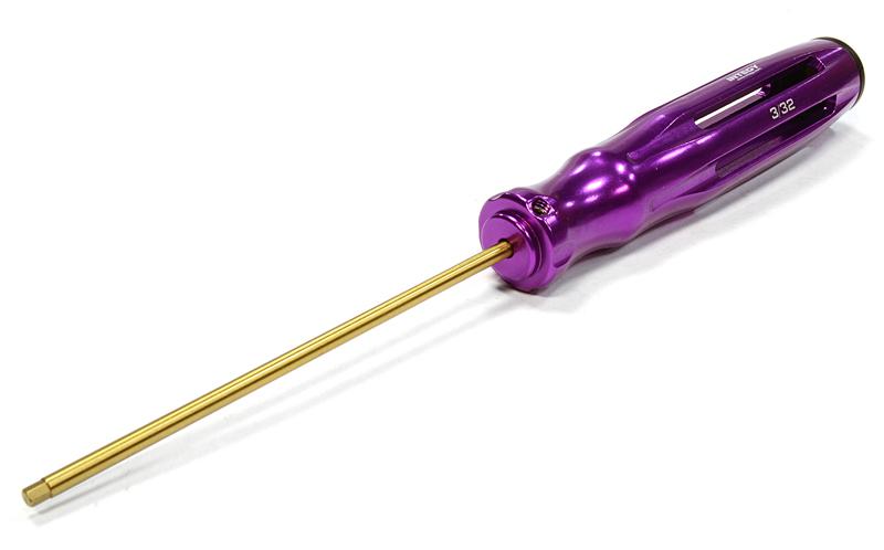 C25996PURPLE Professional Allen Wrench 3/32 Ti-Nitride Hex (Handle:22mm O.D.) - Image 1