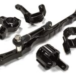 Billet Machined Steering Knuckle, Caster Block & Linkage Set for Axial SCX-10