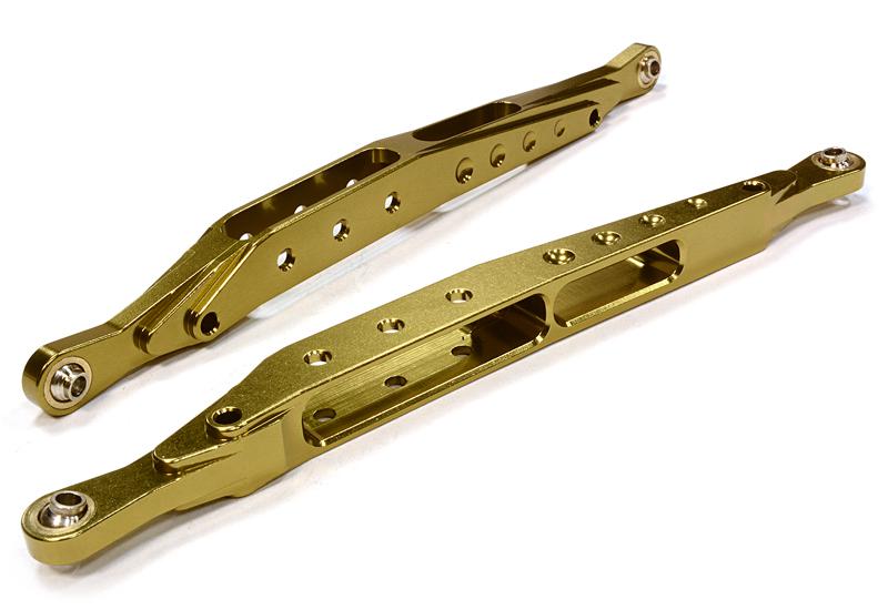 C26030BRONZE Billet Machined Rear Lower Suspension Link (2) for Axial 1/10 Yeti Rock Racer - Image 1