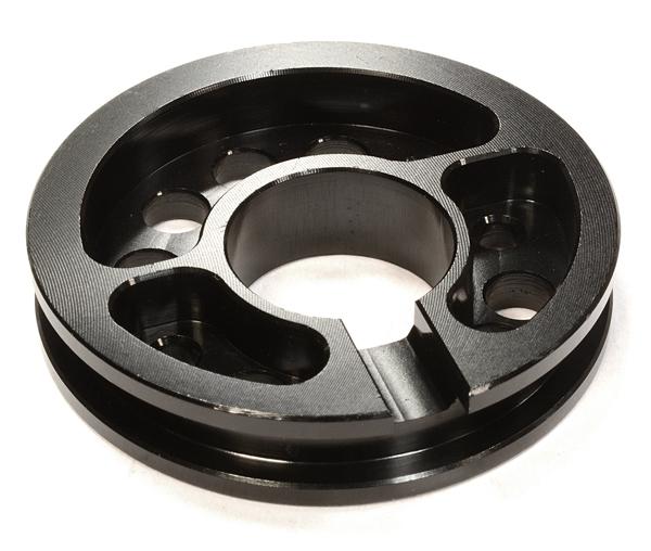 C26037BLACK Billet Machined Motor Mount Plate for Axial 1/10 Yeti Rock Racer - Image 1
