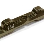 Billet Machined 2.5+2 Rear Arm Mount for Associated RC10B5