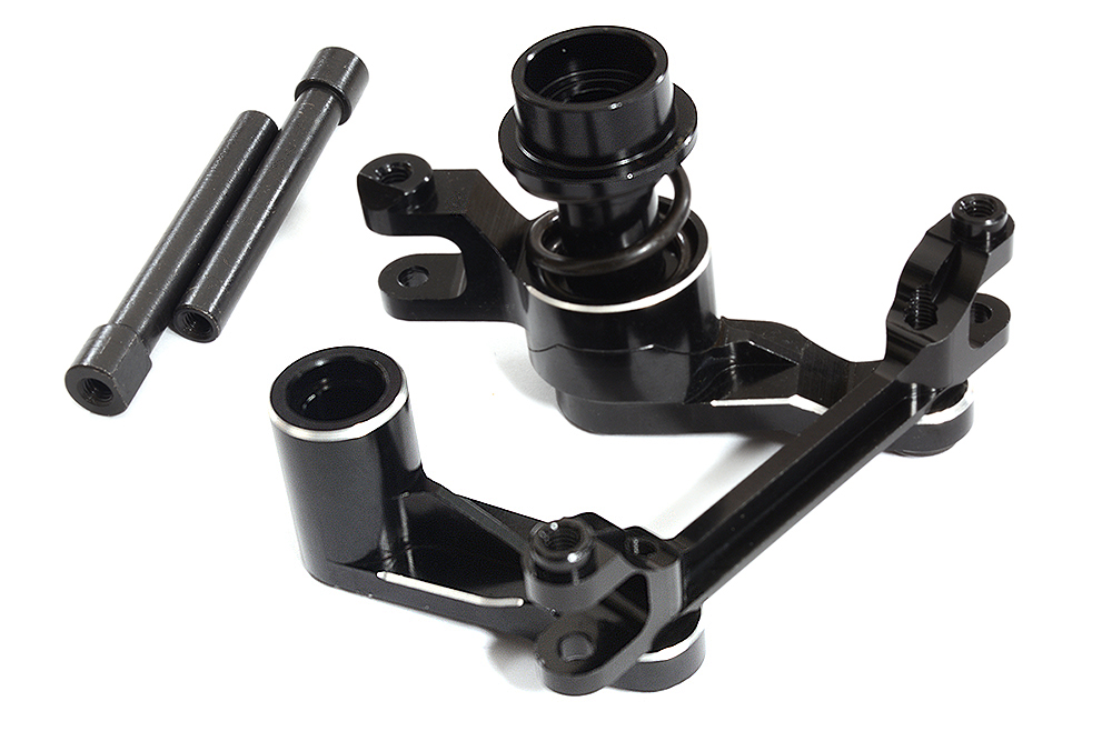 C26060BLACK Billet Machined Steering Bellcrank for Traxxas 1/10 Scale E-Maxx Brushless - Image 1