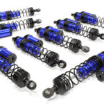 Machined Piggyback Shock Set (8) for Traxxas 1/10 Scale E-Maxx Brushless 3762A
