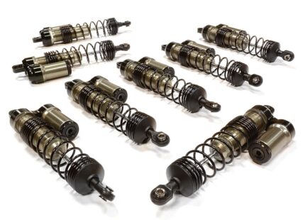 Machined Piggyback Shock Set (8) for Traxxas 1/10 Scale E-Maxx Brushless 3762A