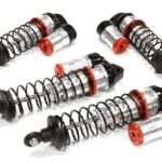 Billet Machined Piggyback Shock (4) for Associated RC10B5M (ASC90003)