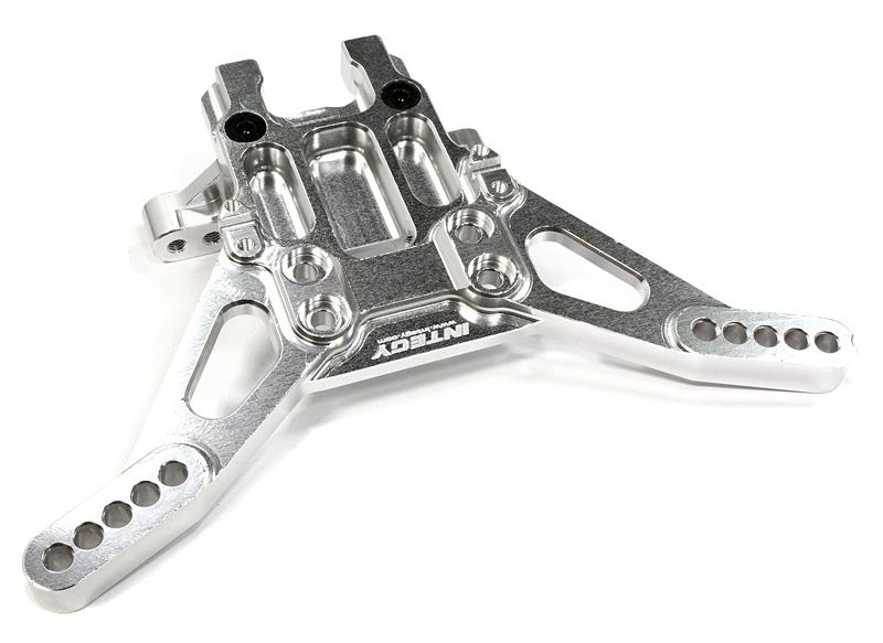 C26076SILVER Billet Machined Rear Shock Tower for Associated RC10B5M (ASC90003) - Image 1