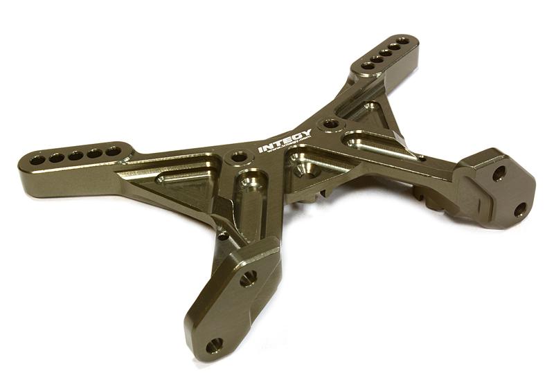 C26084GREY Billet Machined Rear Shock Tower for Associated RC10B5 - Image 1