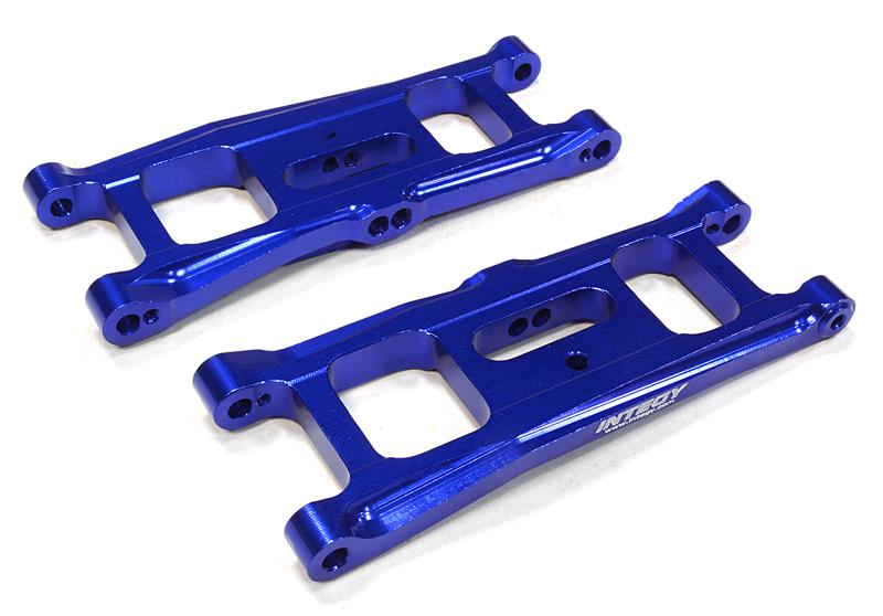 C26085BLUE Billet Machined Front Suspension Arms for Associated RC10B5 - Image 1